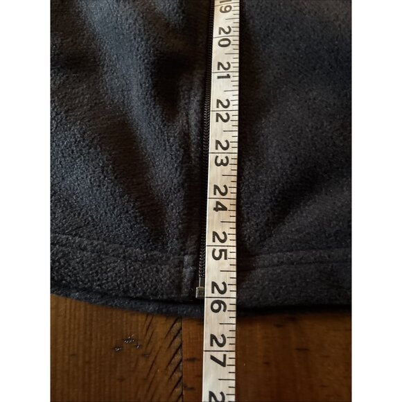 Columbia Black Fleece Vest Size Medium Ladies Zip Pockets - Picture 6 of 6